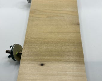 Poplar Wood Perch, 4x11x1 inch perch for small animals and birds