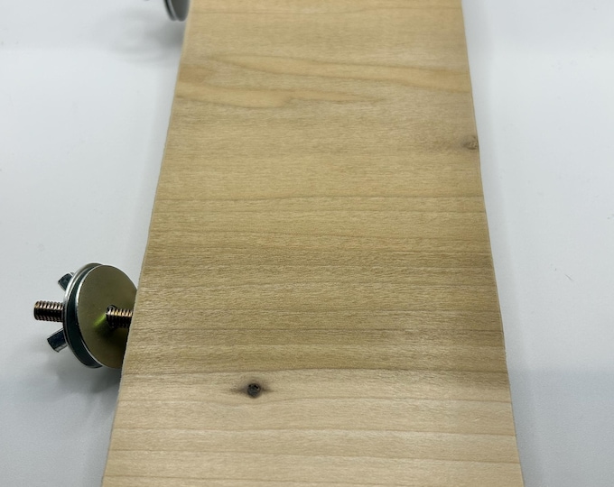 Poplar Wood Perch, 4x11x1 inch perch for small animals and birds