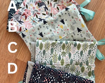 DCN Tray Liner or XL Rat Hammock, Rat Catcher, Fall Breaker:  Ribbon Loops 21x17