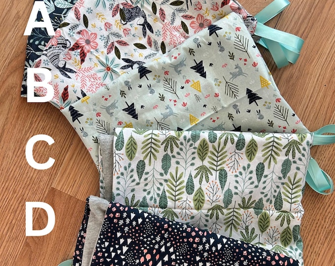 DCN Tray Liner or XL Rat Hammock, Rat Catcher, Fall Breaker:  Ribbon Loops 21x17