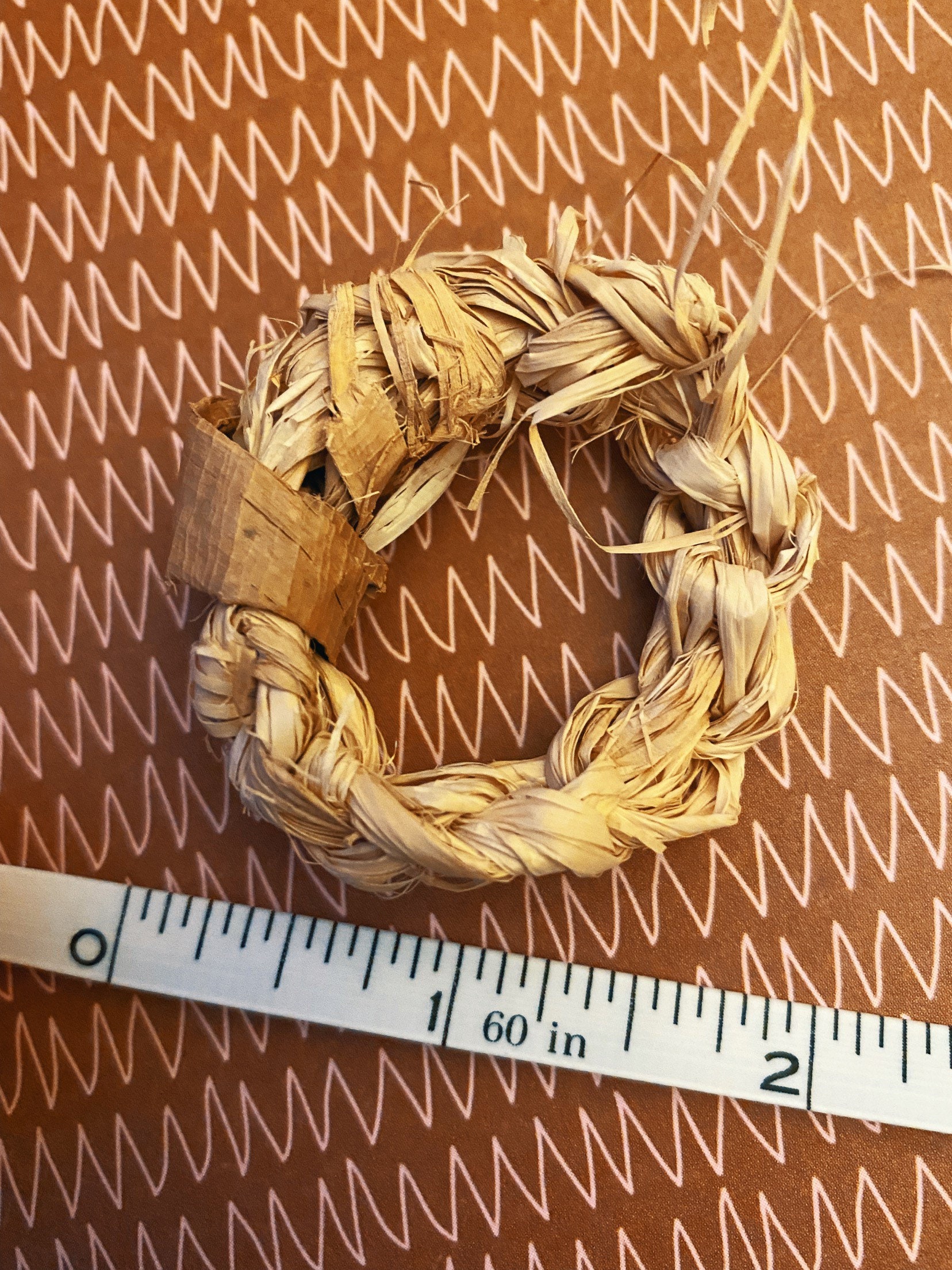 Raffia Toy for Small Animals, Enrichment for Rats, Mice, Hamsters