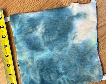 Small Animal Hammock - reversible hanging hammock with elastic loops, about 9x9 inches