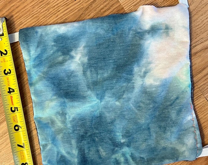 Small Animal Hammock - reversible hanging hammock with elastic loops, about 9x9 inches