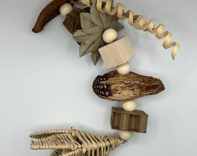 Natural Small Animal Toy, enrichment toy, boredom breaker