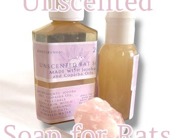 Unscented Rat Soap: Jojoba & Copaiba Oil, Small Batch Recipe