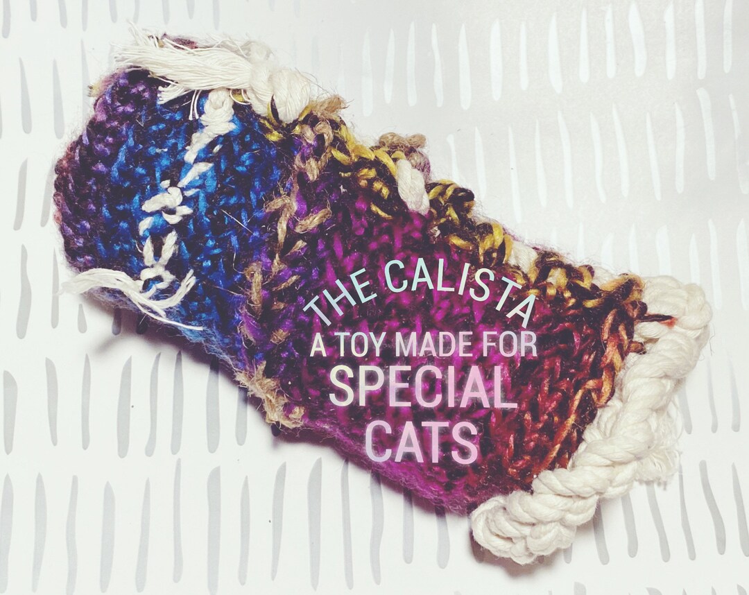 Extra Large Cat Toy the Calista Multicolored Featuring Etsy