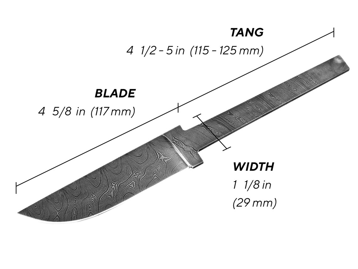 Knife Blank for Your Hunting Knife GOLDEN EAGLE 2 Premium Etsy