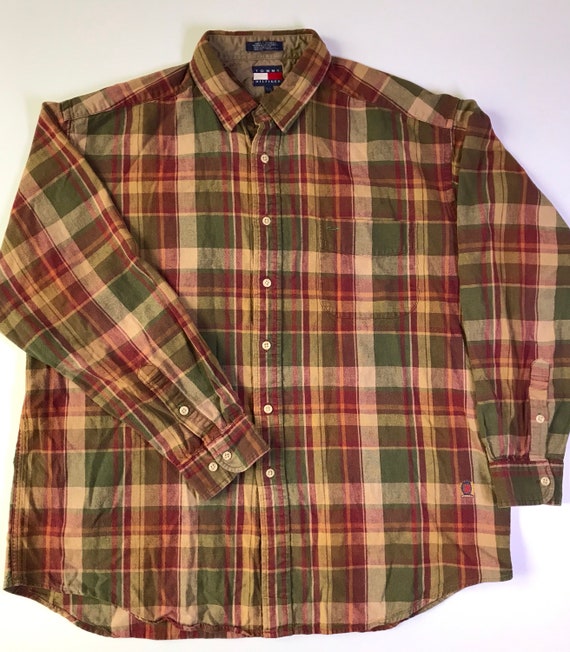 hilfiger flannel shirt