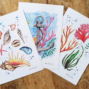 Nautical Bundle (Unframed) - Seaside Lovers - Classic Watercolour Prints