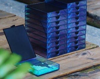 Cateared Trabricks, Stackable Diamond Painting Trays With Lids