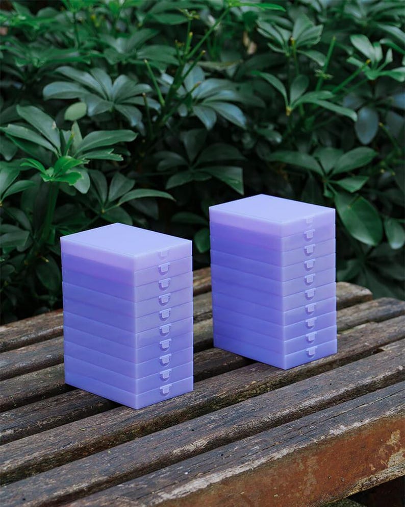 Cateared Trabricks, Stackable Diamond Painting Trays With Lids Angie Babys Edition LARGE ONE(20PCS)