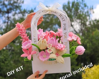 Pipe Cleaner Flower Boutique Kit, DIY Craft Project
