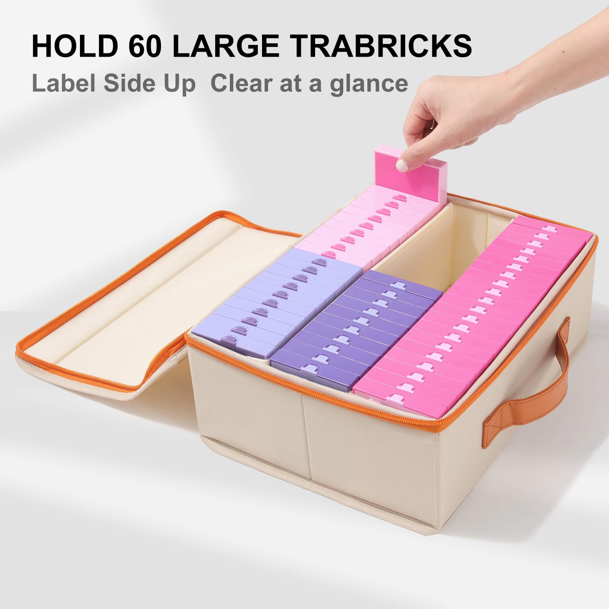 ダイヤモンドアート　ケース　トラボリックス コーラルピンクL5個 S10個 Trabricks Mate ダイヤモンドアートペインティング収納ケース