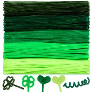 500 Pieces Pipe Cleaners Chenille Stems 12 Inch Craft Supplies Bulk for DIY Art and Craft Projects Creative Gift Wrapping Party Decorations