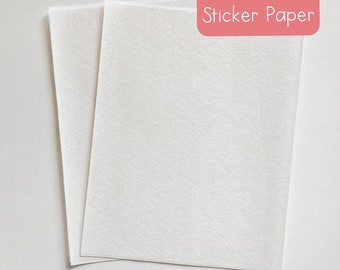 A4 Printable Water Soluble Stabilizer Sheets, Fabric-Like Adhesive (10 Sheets)