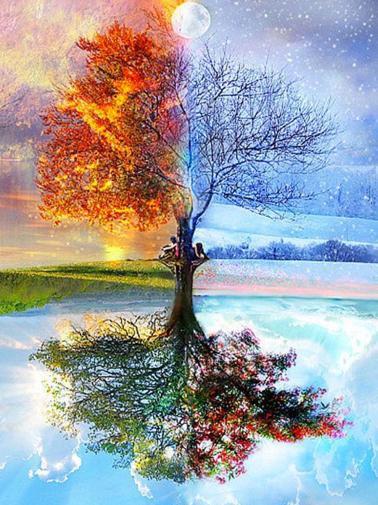 CATEARED Diamond Painting KitFour Seasons Etsy