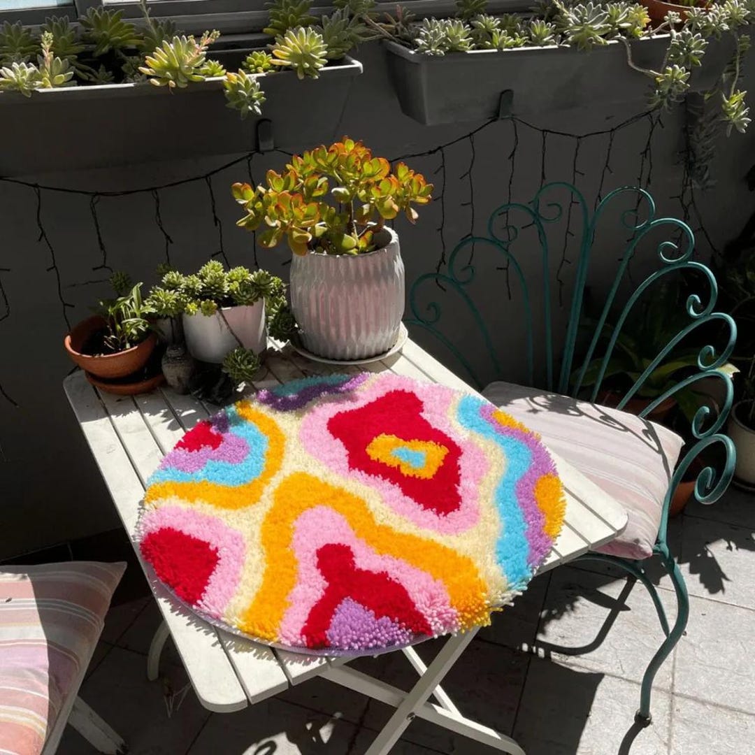 PSYCHEDELIA Rug Making Kit - Etsy
