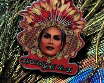Hard Enamel Raja Gemini Pin
