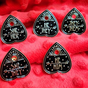 Pronoun pins