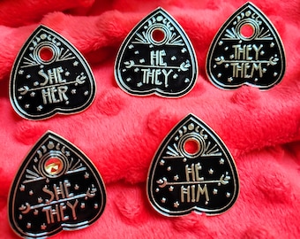 Pronoun pins
