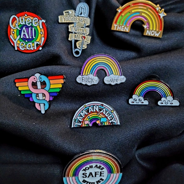 Rainbow Pins