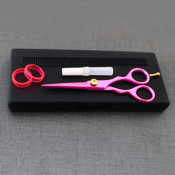 Sanguine Friseurschere 13 Cm In Rosa – Scharf, Mit Etui, Für Profis & Zu Hause