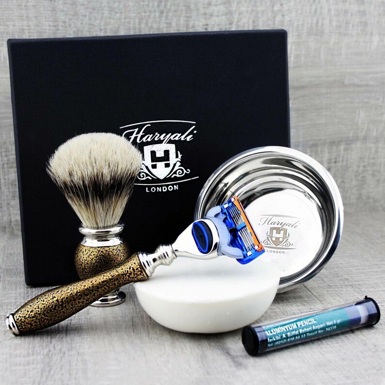 Men's Hair Removing Shaving and Grooming Kit Beauty Luxury Etsy UK