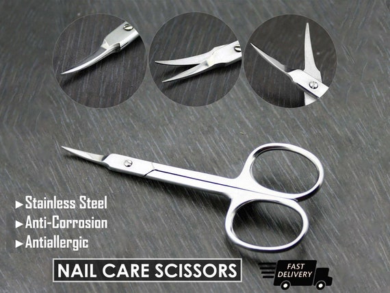 Nail Scissors Nail Cuticle Manicure Scissors Stainless Steel