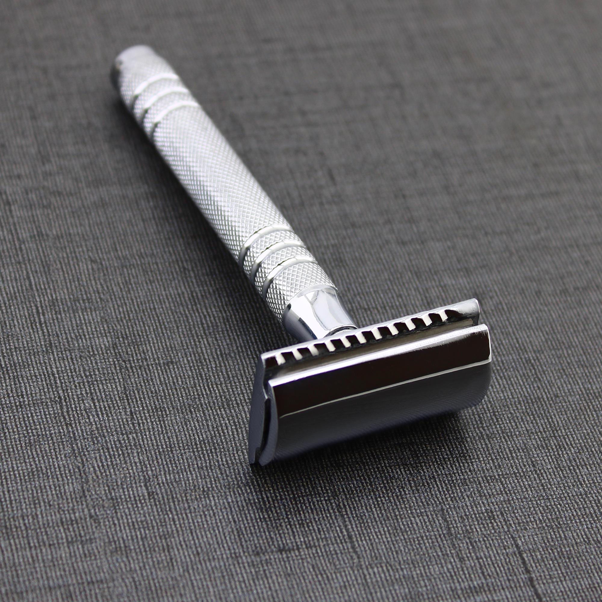 Handmade Double Edge Safety Razor Chrome Plated Men's Razor for Shaving Reusable Razor for Men Hand Assembled In UK
