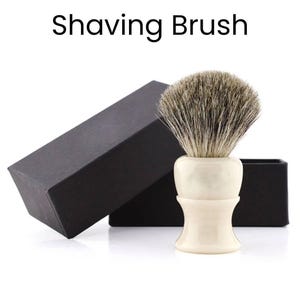 Handmade Pure Super Grade Badger Hair Shaving Brush Elegant Design Resin Handle Shaving Brush