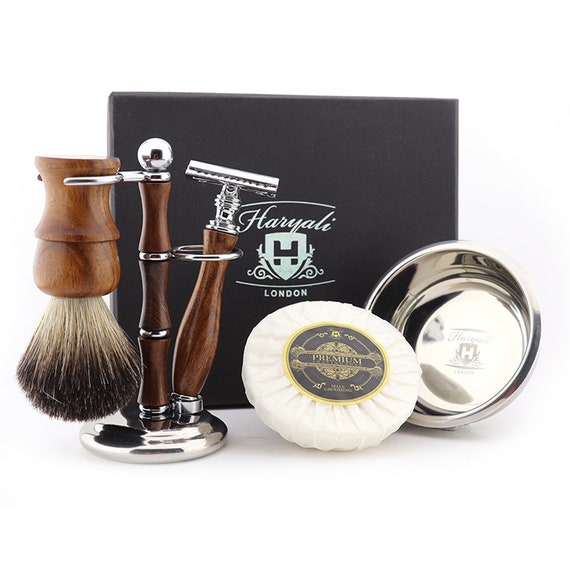 badger brush shaving kit