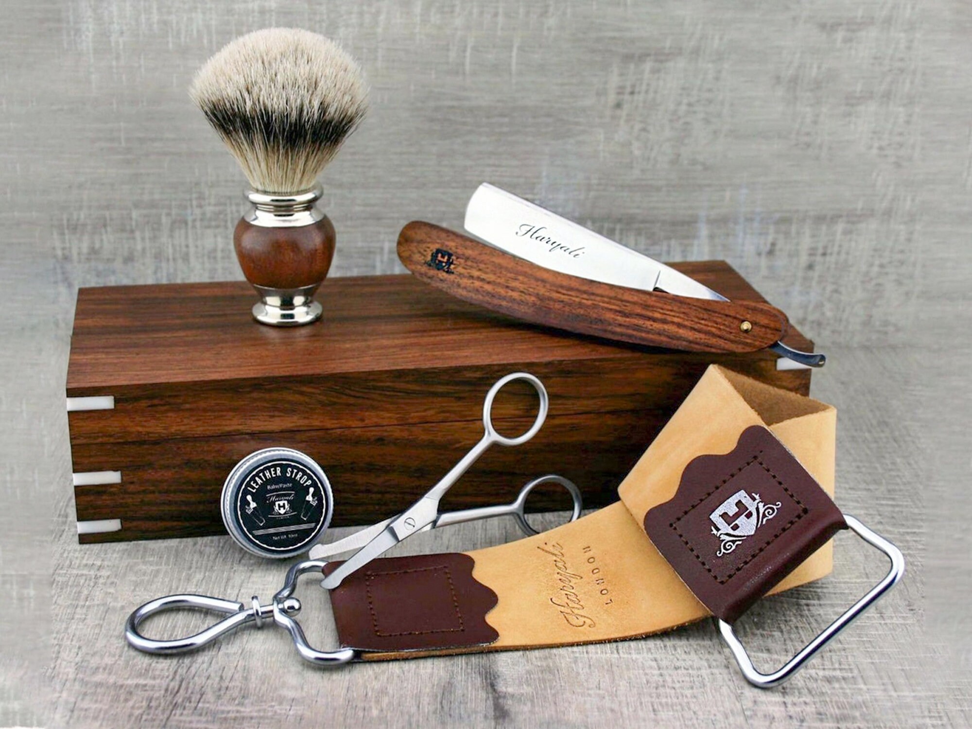 Best Wet Shaving Starter Kit Wooden Handmade Barber Shaving | Etsy