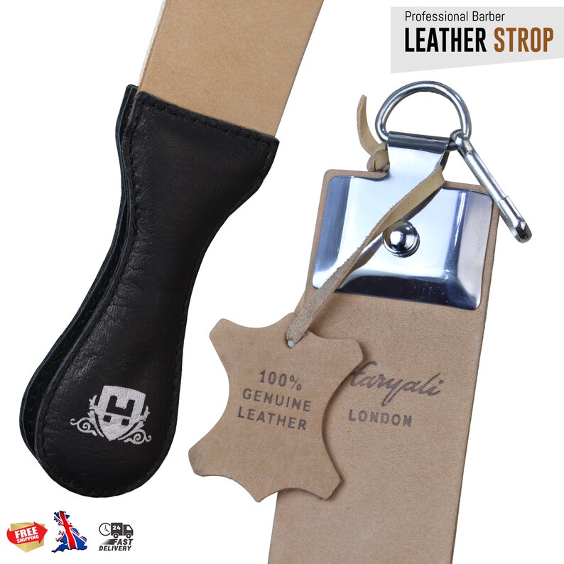 Professional Cut Throat Razor Sharpening Leather Strop Etsy UK