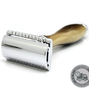 Handmade Double Edge Safety Razor Reusable Hand Assembled Shaving Razor