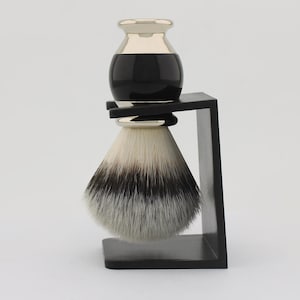 Stand for Safety Razor and Brush with Vintage Look Wet Shaving Gear Mens Shaving Kit Holder Badger Brush Stand Gift for Him wet Shaving