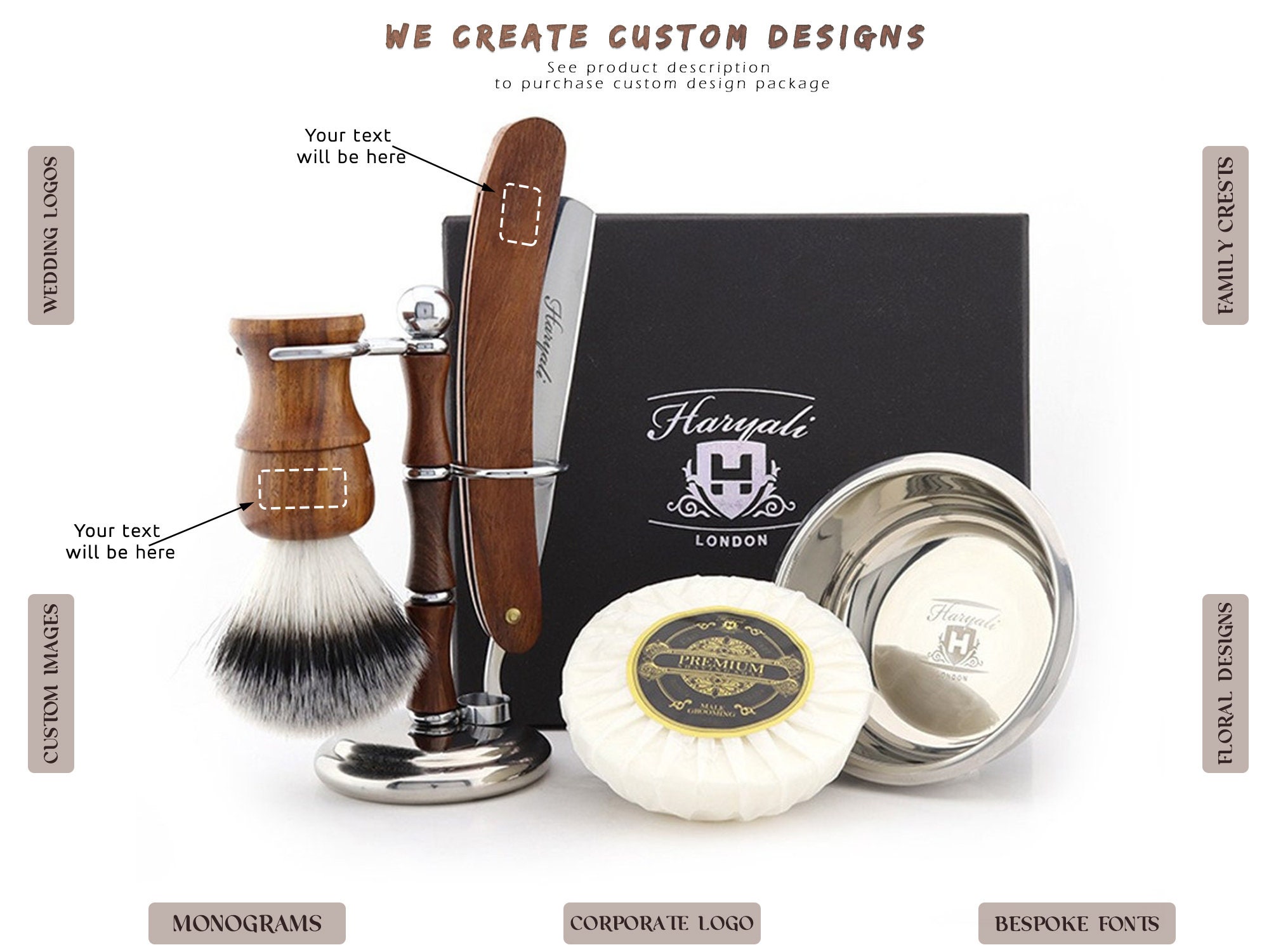 походный бритвенный набор для мужчин.