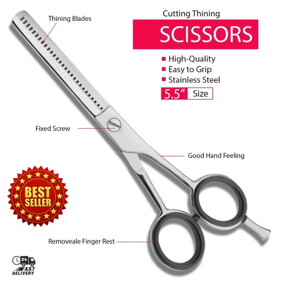 Hairdressing Scissors Set 5.5 Hair Cutting Scissors & Thinning
