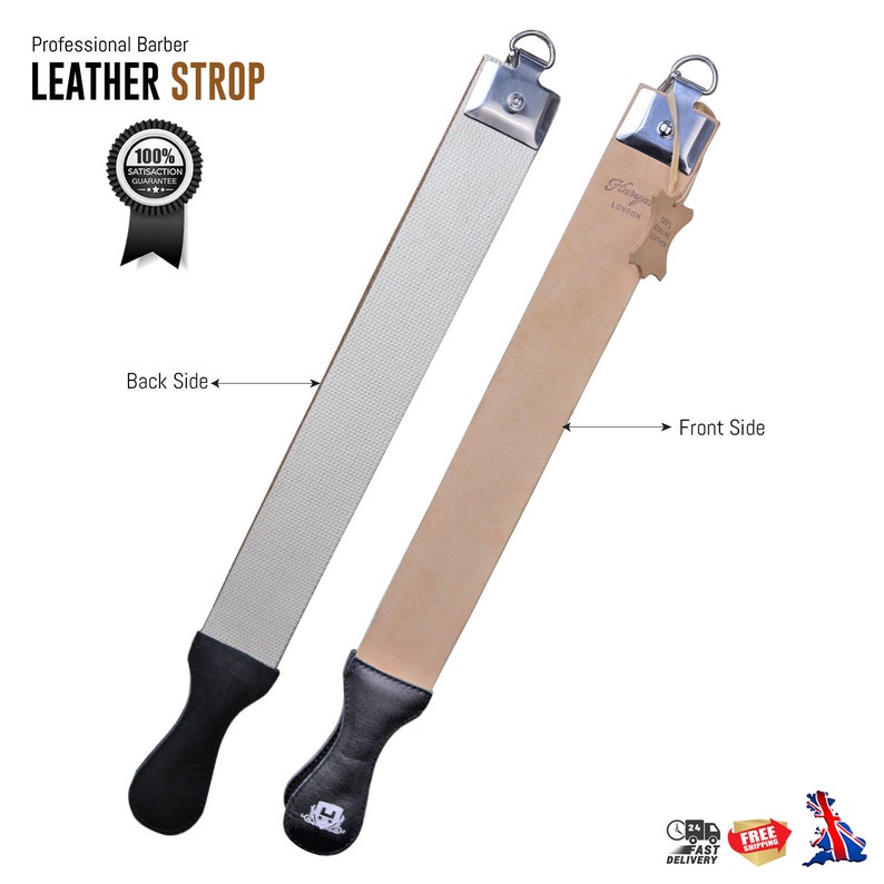 Professional Cut Throat Razor Sharpening Leather Strop Etsy UK