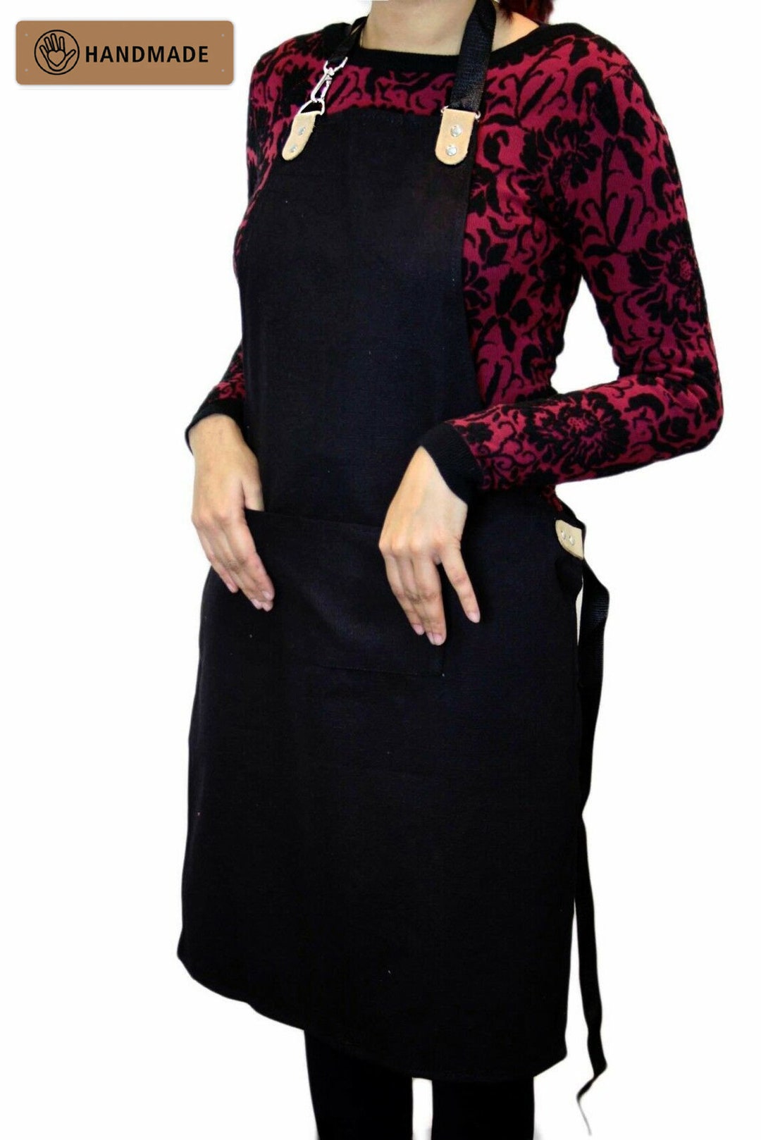 Apron Barber Salon Hair Cutting Apron With Front Pocket Etsy