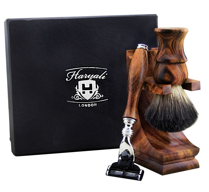 Wood Shaving Equipment 3pcs Set / Wooden Shave Kit Barber Shop Etsy