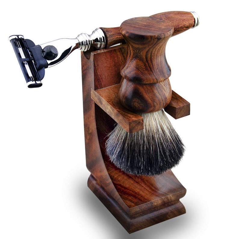 Wood Shaving Equipment 3pcs Set / Wooden Shave Kit Barber Shop Etsy
