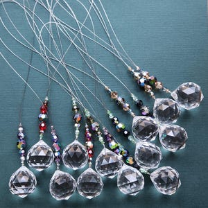 MADE TO ORDER Mini Suncatchers! Choose from either a Single, a 3-pack, a 5-pack, or a 10-pack. Sparkly gifts for window, car, ornament, etc.