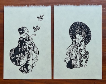 Geisha- small prints