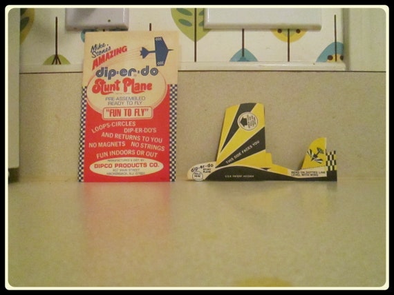 vintage toy plane that flies in circles