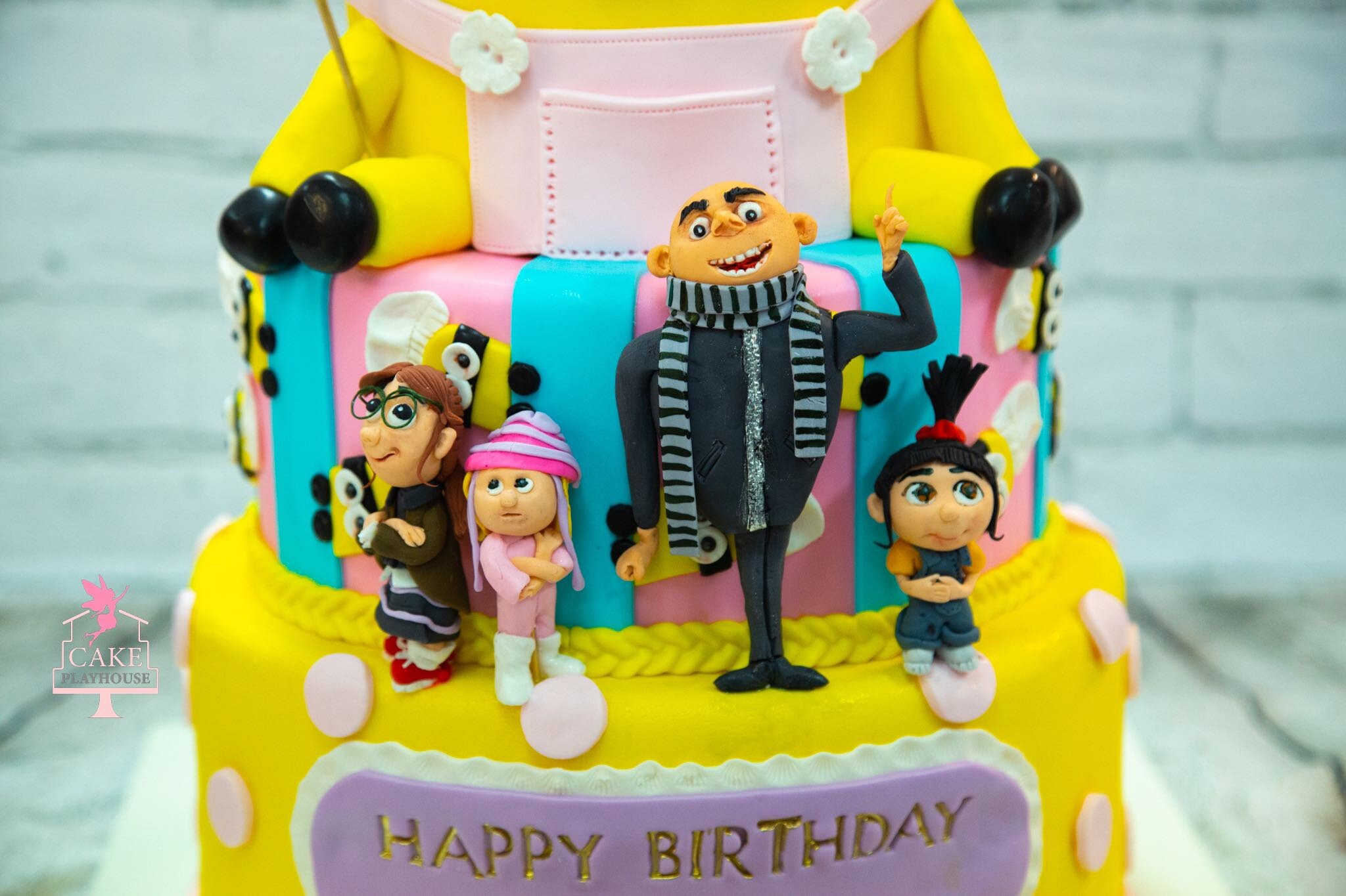 Despicable Me Minions Gru Plan Meme Edible Cake Topper Image