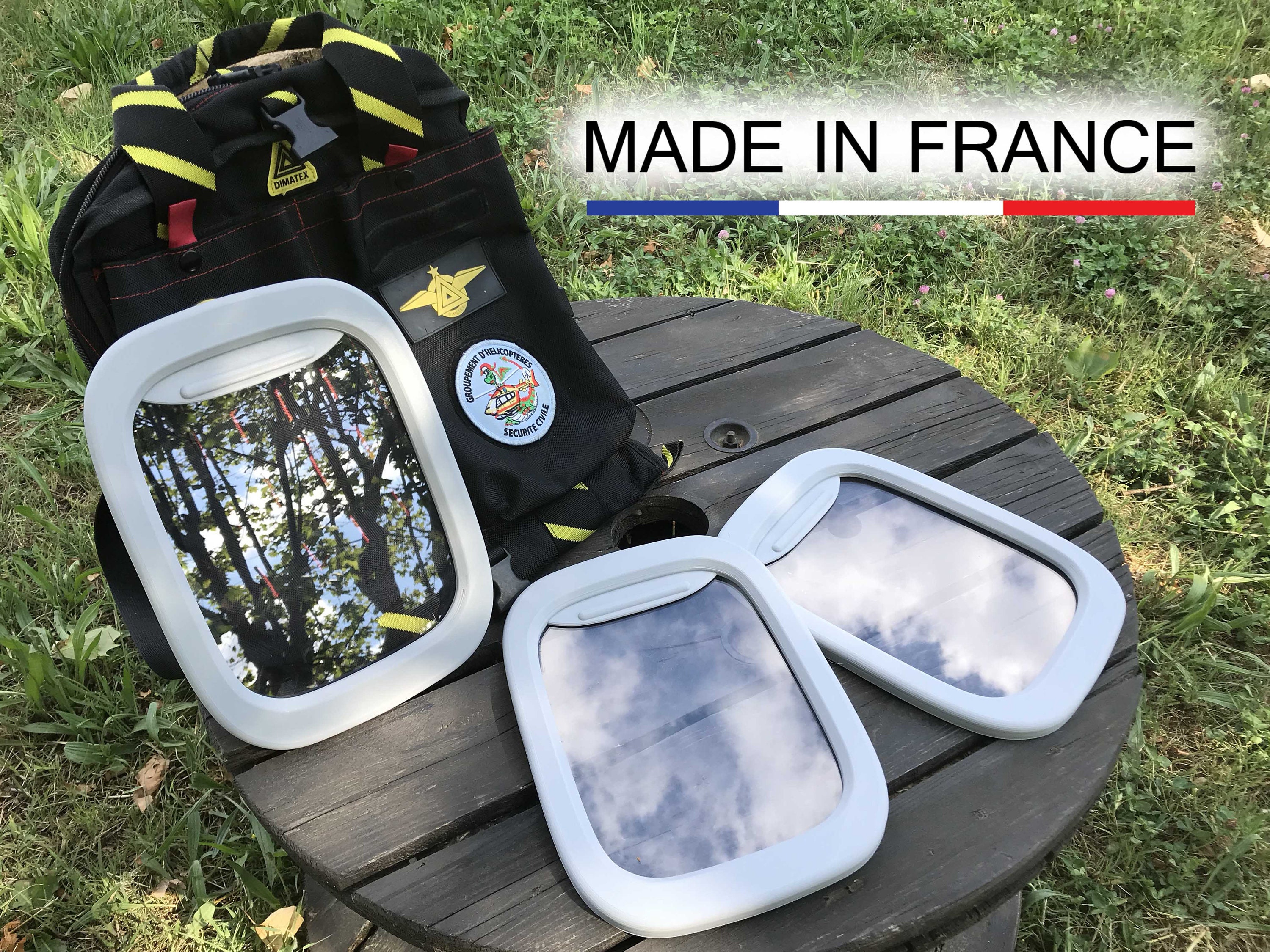 Hublot d'avion 3D Cadre Photo