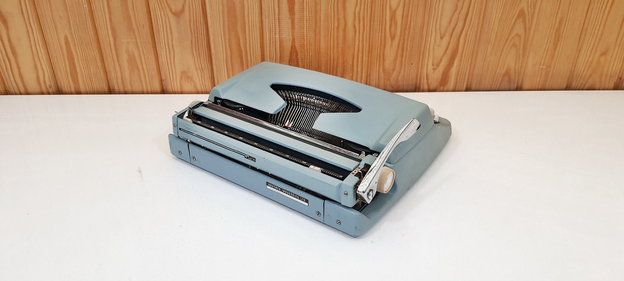 Vintage Brother Deluxe Typewriter, Full Original Set, Retro