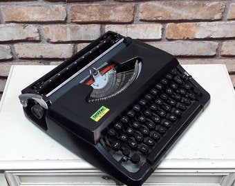 Brother 210 Antique Typewriter Restored Vintage Manual Machine Fully Working Portable Typewriter Retro Office Desk Decor Writer Gift