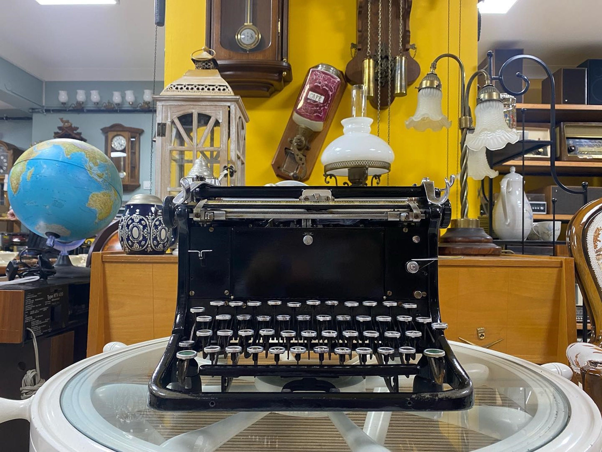 Continental 1925 タイプライター: ビンテージ オフィス装飾、動作状態 
