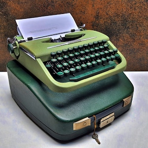 Brosette typewriter | Antique Typewriter | Special Typewriter- Vintage Typewriter Working - Gift